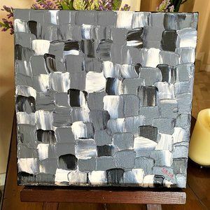 Original Art-Acrylic Textured Painting-Abstract